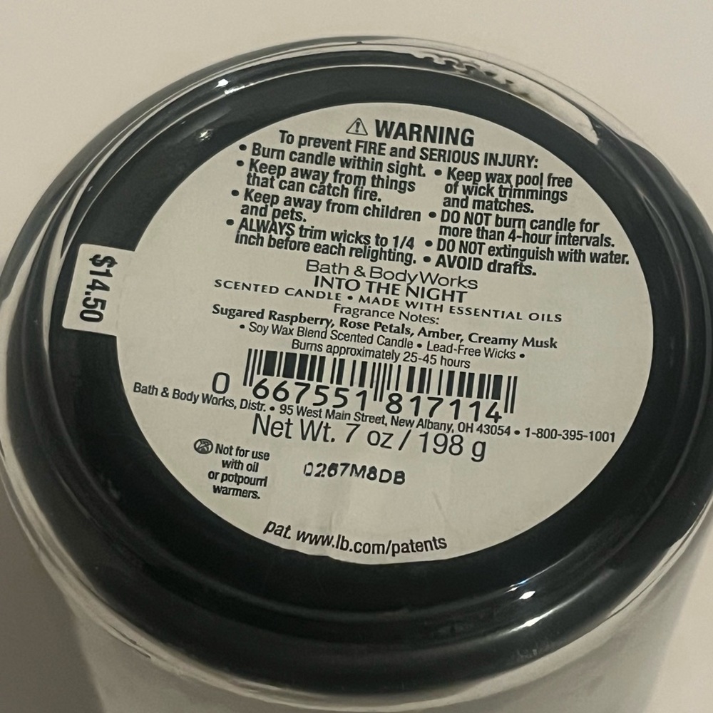 Bath & Body Works “Into the Night” Candle - Picture 2 of 5